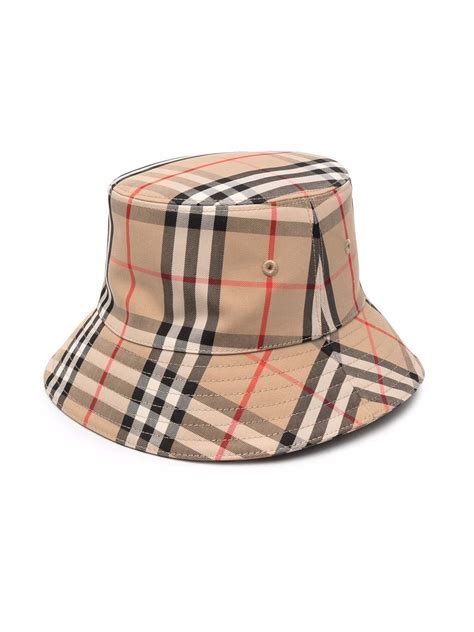 Cappello Burberry Kids in cotone con velcro 